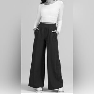 lululemon athletica Black Wide Leg Pants